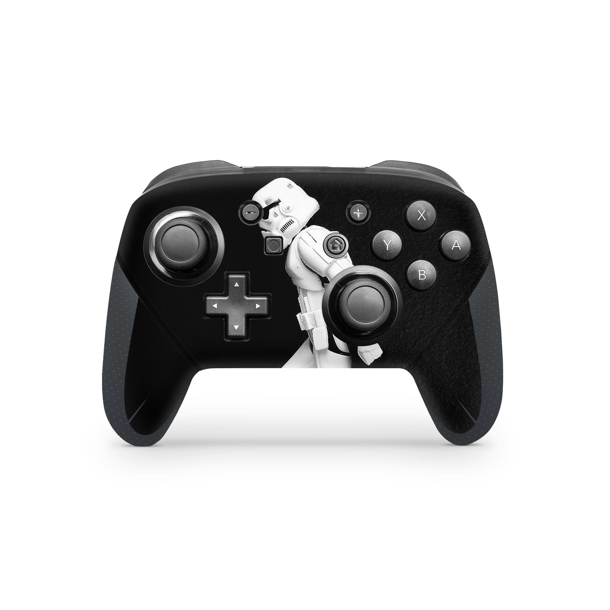 A video game skin featuring a Imperial Soldier 1 design for the Nintendo Switch Pro Controller.