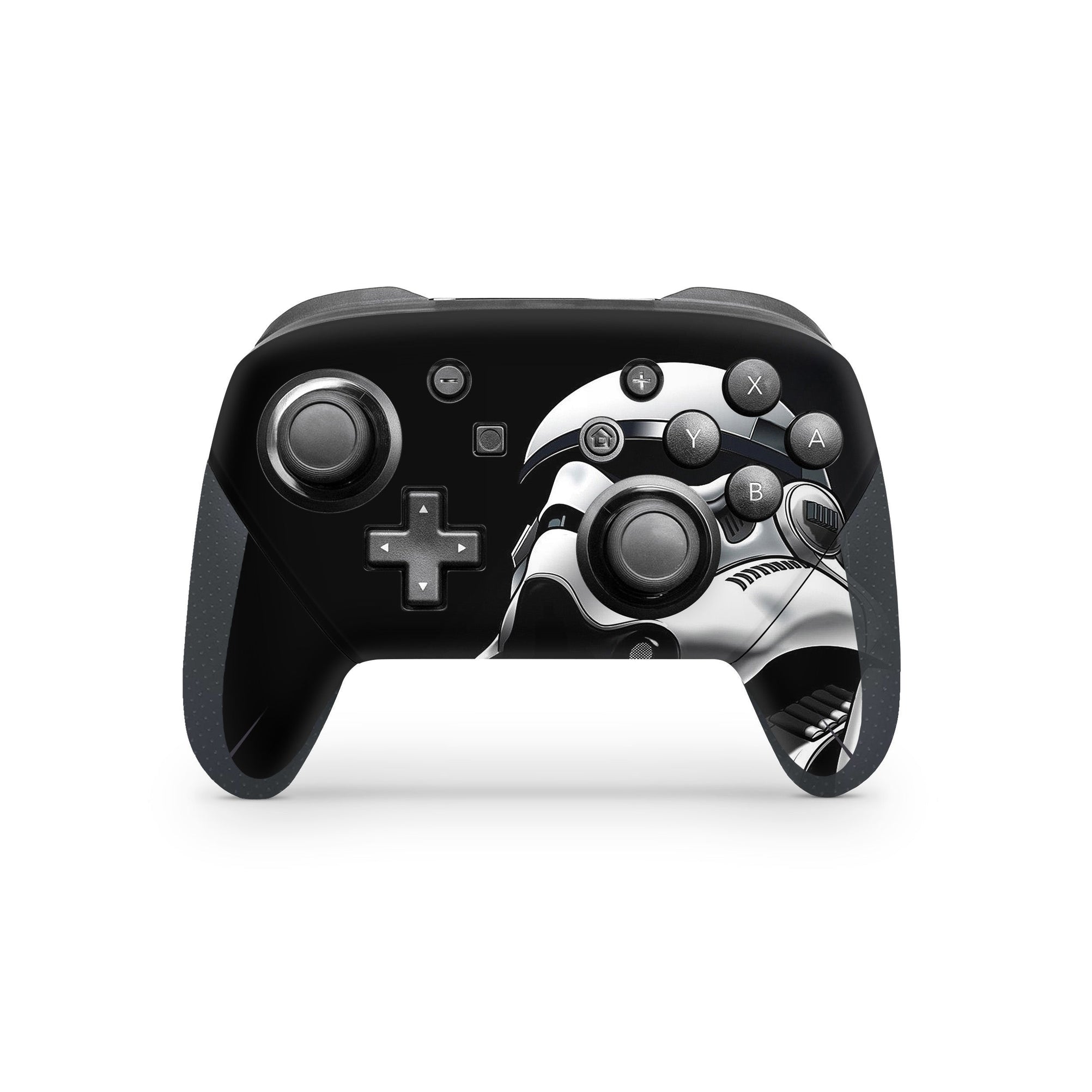 A video game skin featuring a Imperial Soldier 2 design for the Nintendo Switch Pro Controller.