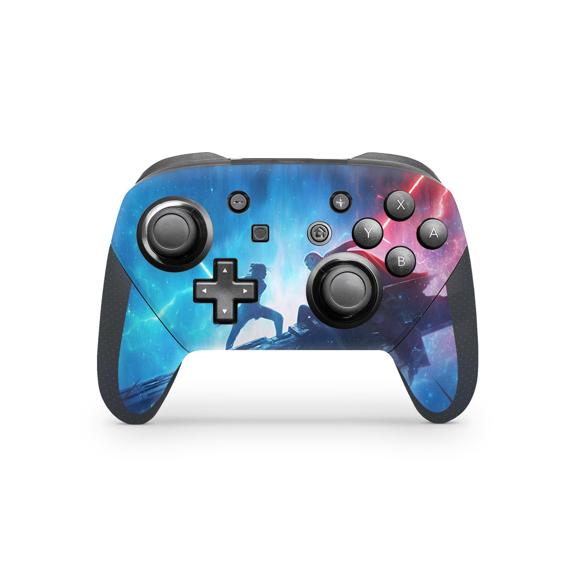 A video game skin featuring a The Final Hope 1 design for the Nintendo Switch Pro Controller.