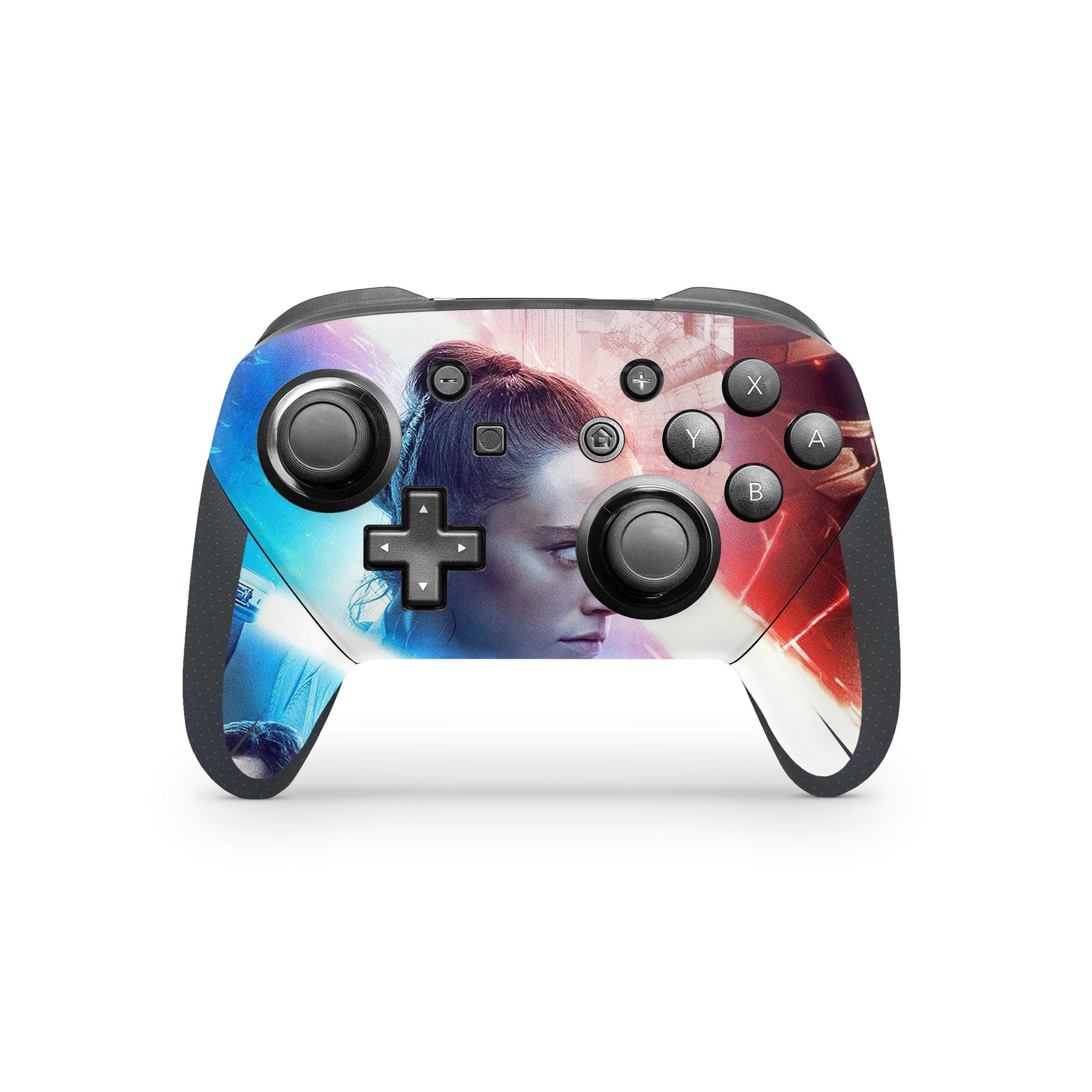 A video game skin featuring a The Final Hope 2 design for the Nintendo Switch Pro Controller.