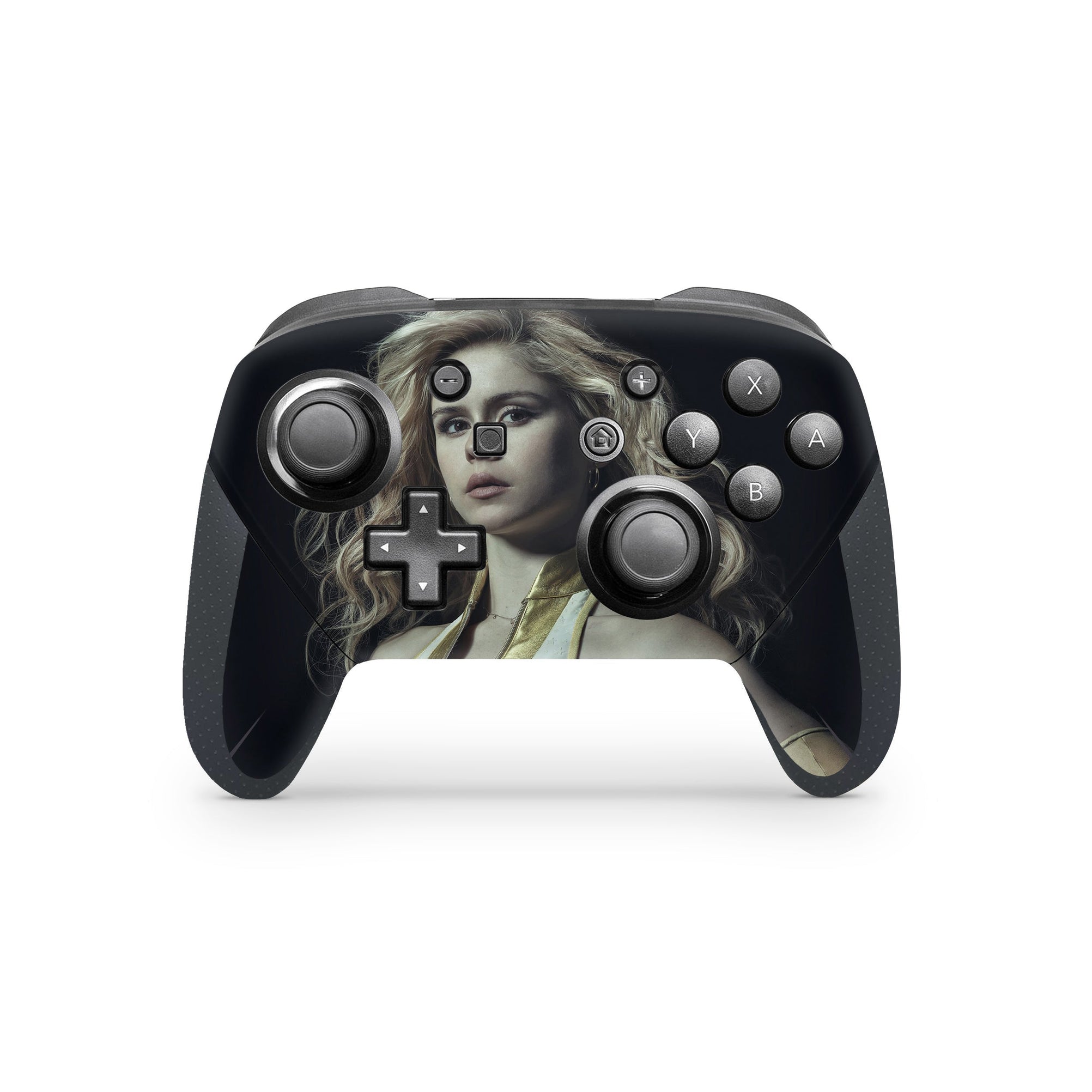 A video game skin featuring a Lightbringer design for the Nintendo Switch Pro Controller.