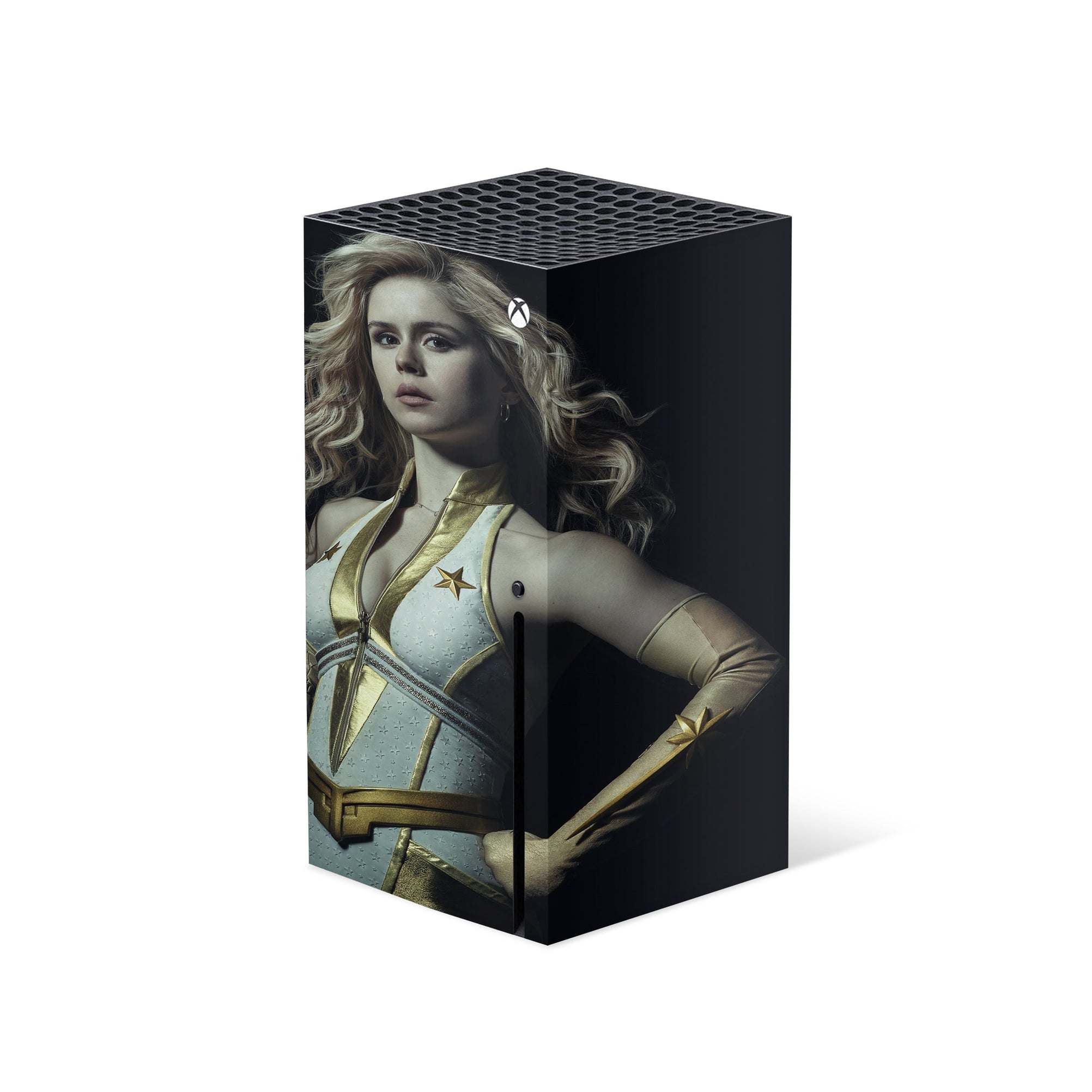 A video game skin featuring a Lightbringer design for the Xbox Series X.