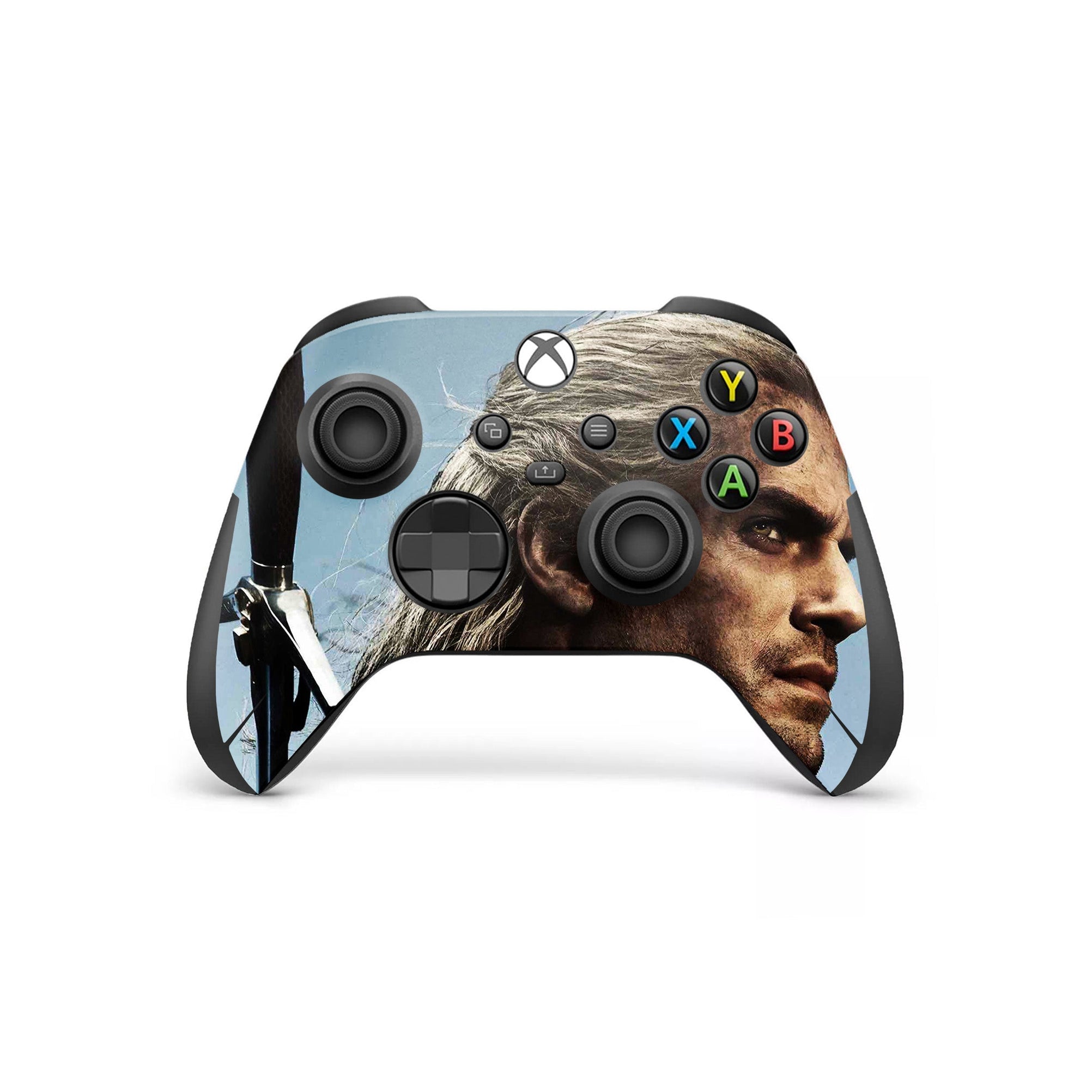 A video game skin featuring a Monster Slayer 1 design for the Xbox Series X Controller.