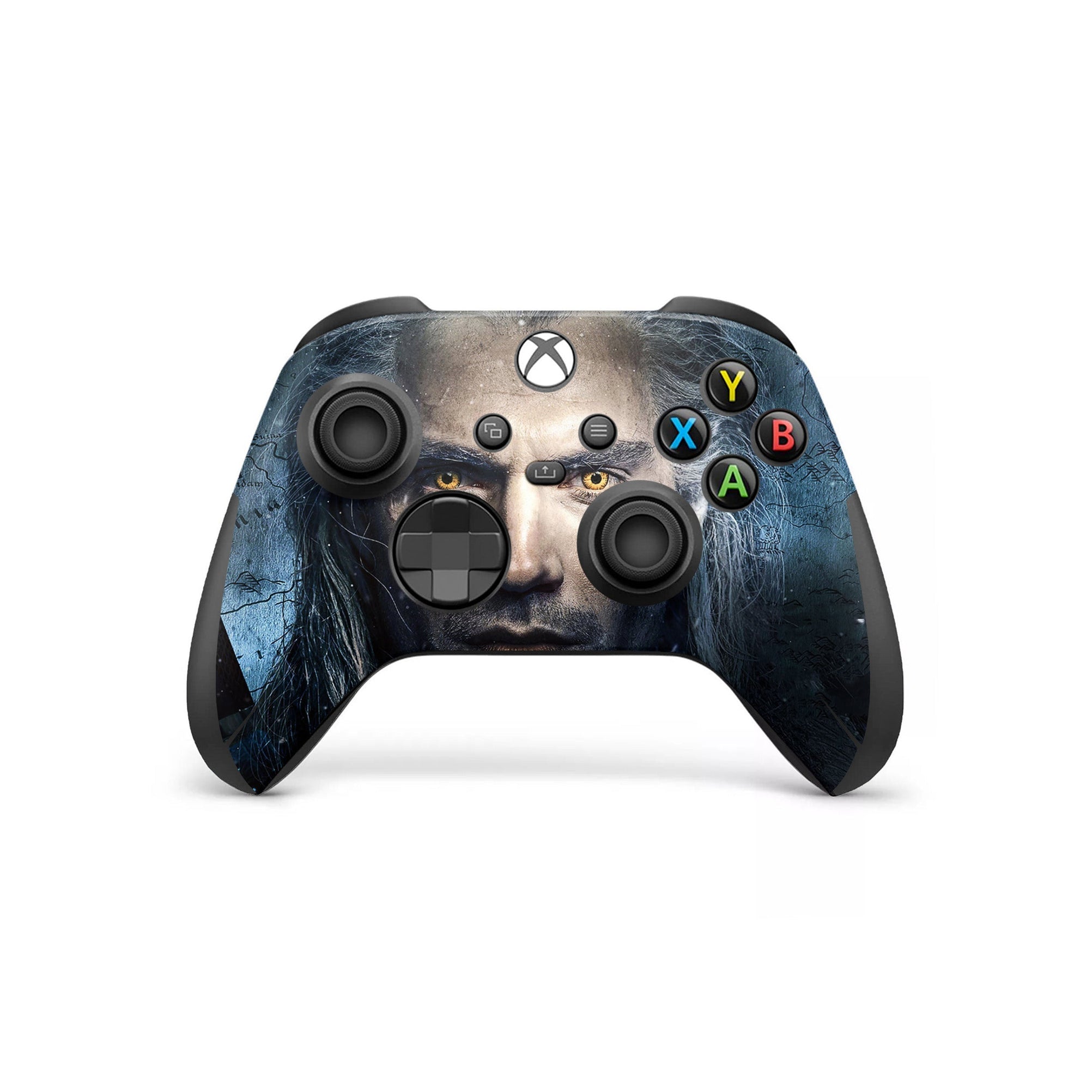 A video game skin featuring a Monster Slayer 2 design for the Xbox Series Wireless Controller.