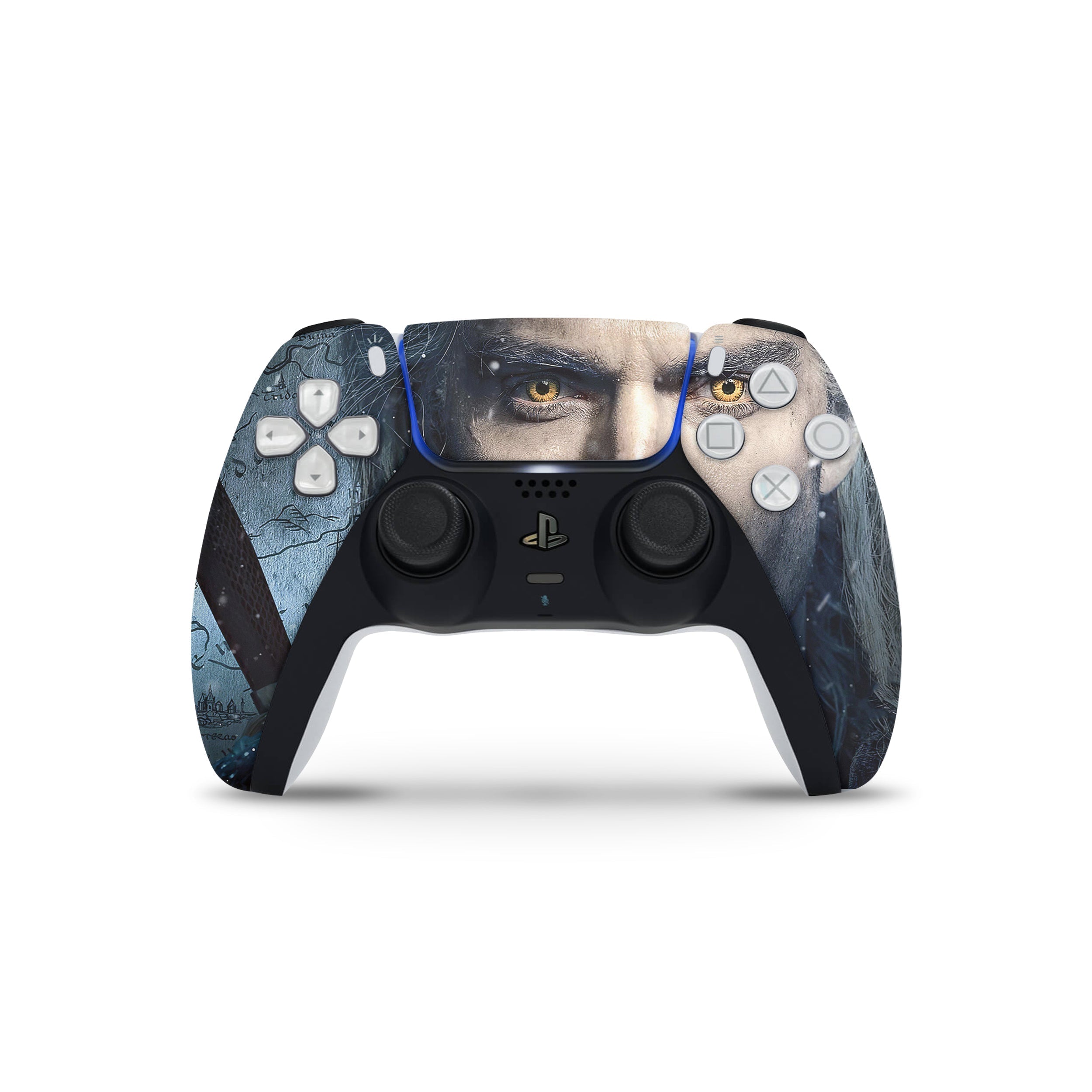 A video game skin featuring a Monster Slayer 2 design for the PS5 Controller.