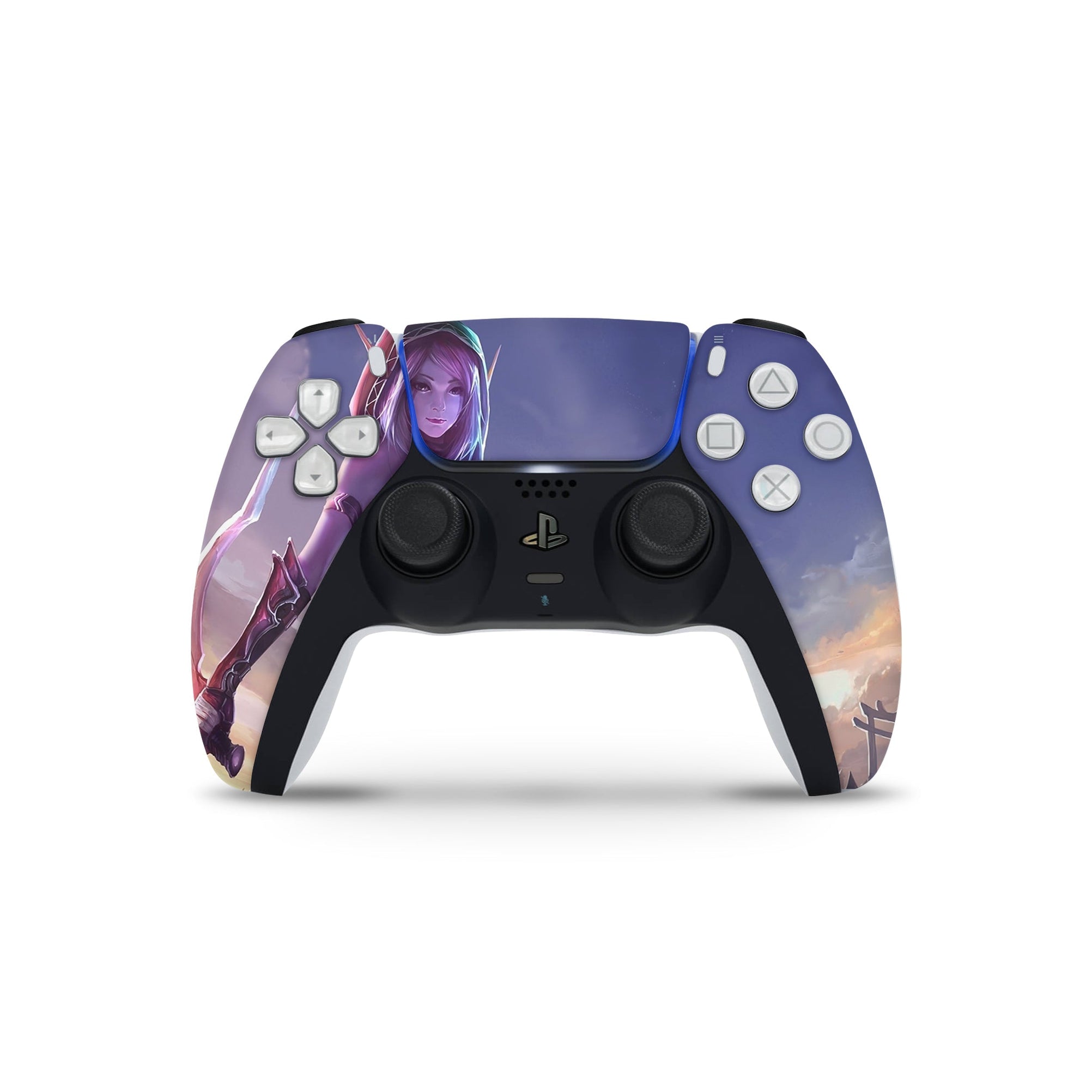 A video game skin featuring a Azeroth Adventures 1 design for the PS5 Controller.