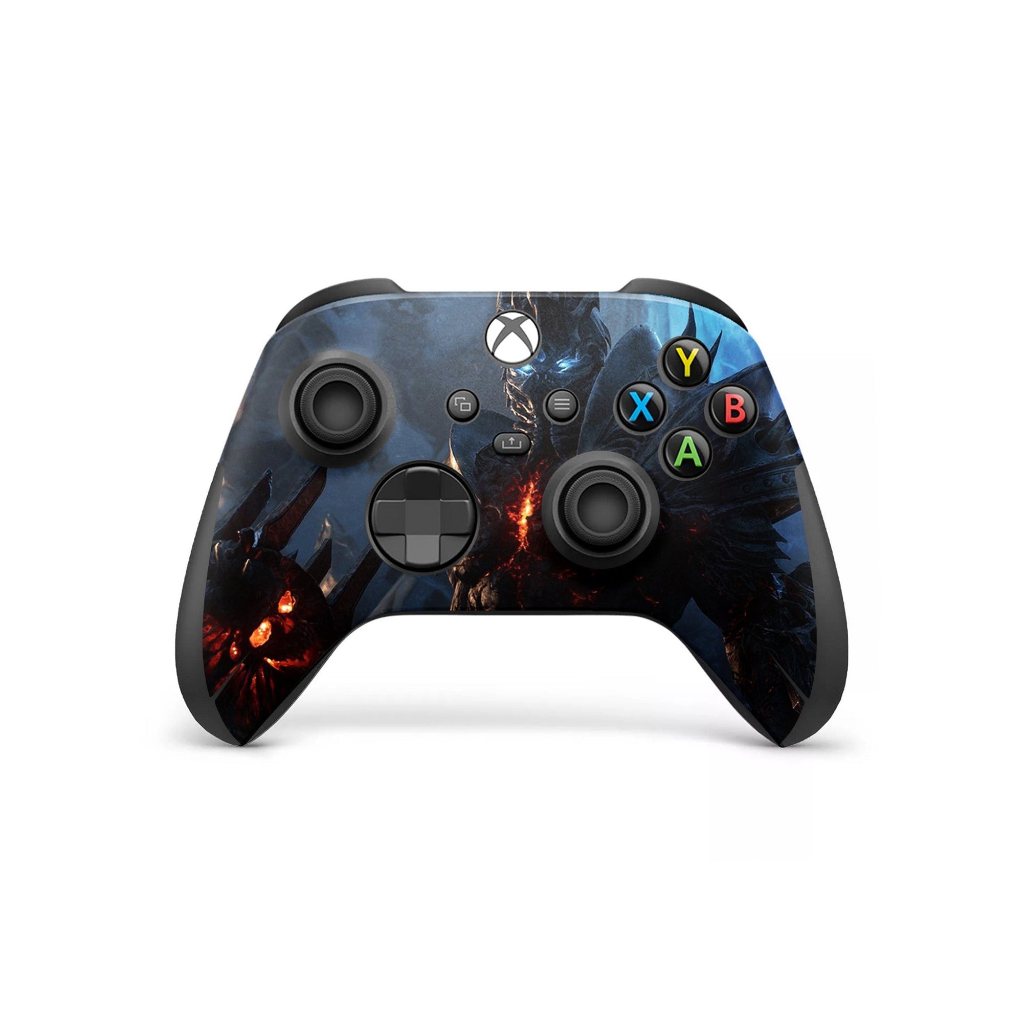 A video game skin featuring a Azeroth Adventures 2 design for the Xbox Series X Controller.