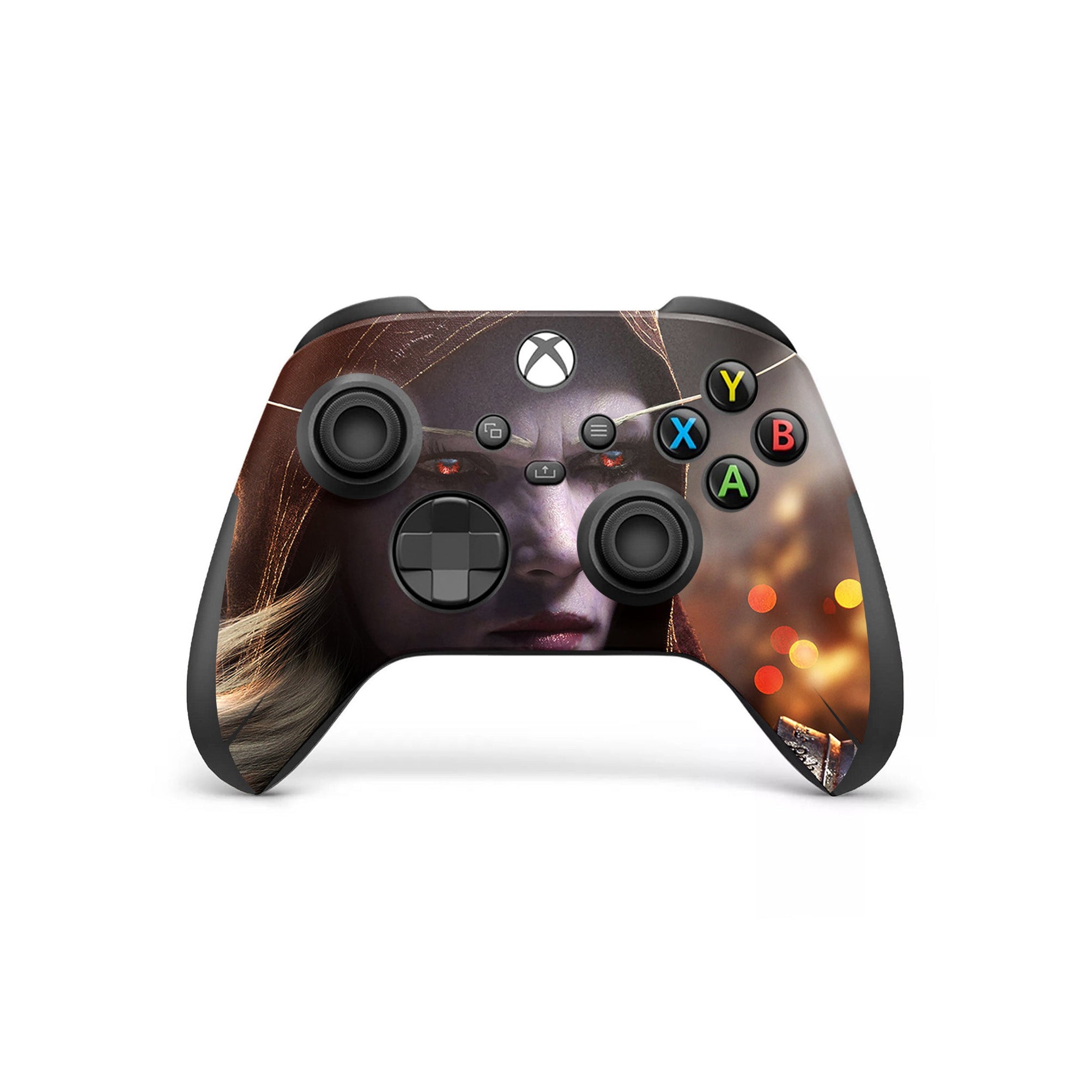 A video game skin featuring a Azeroth Adventures 4 design for the Xbox Series Wireless Controller.