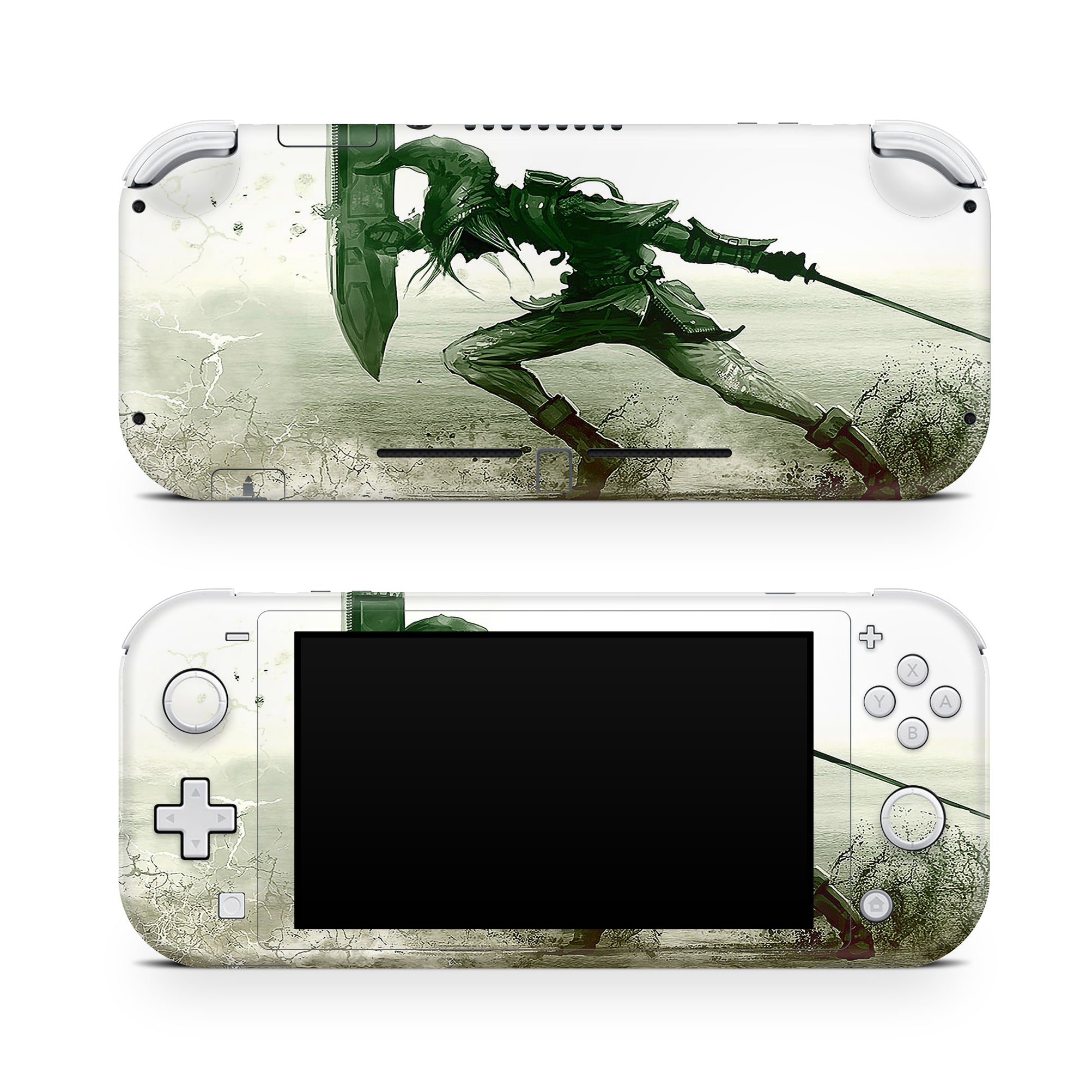 A video game skin featuring a Guardian of the Realm 1 design for the Nintendo Switch Lite.