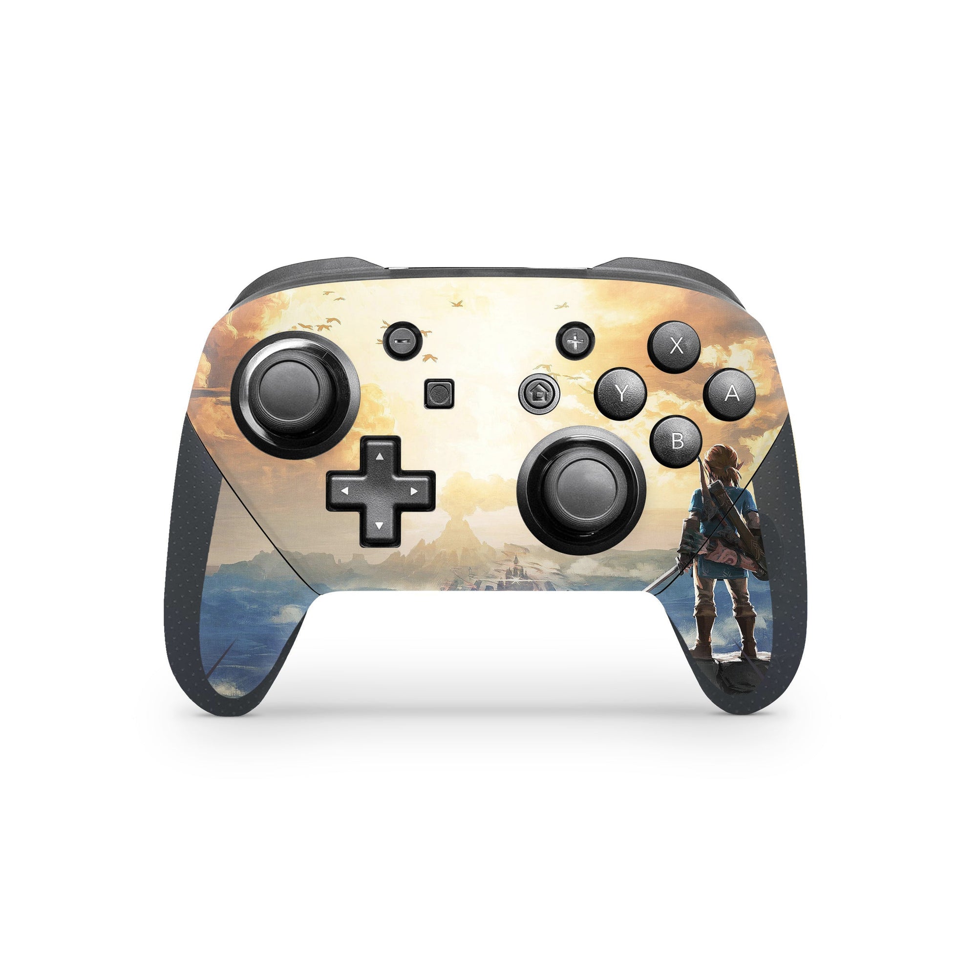 A video game skin featuring a Guardian of the Realm 2 design for the Nintendo Switch Pro Controller.