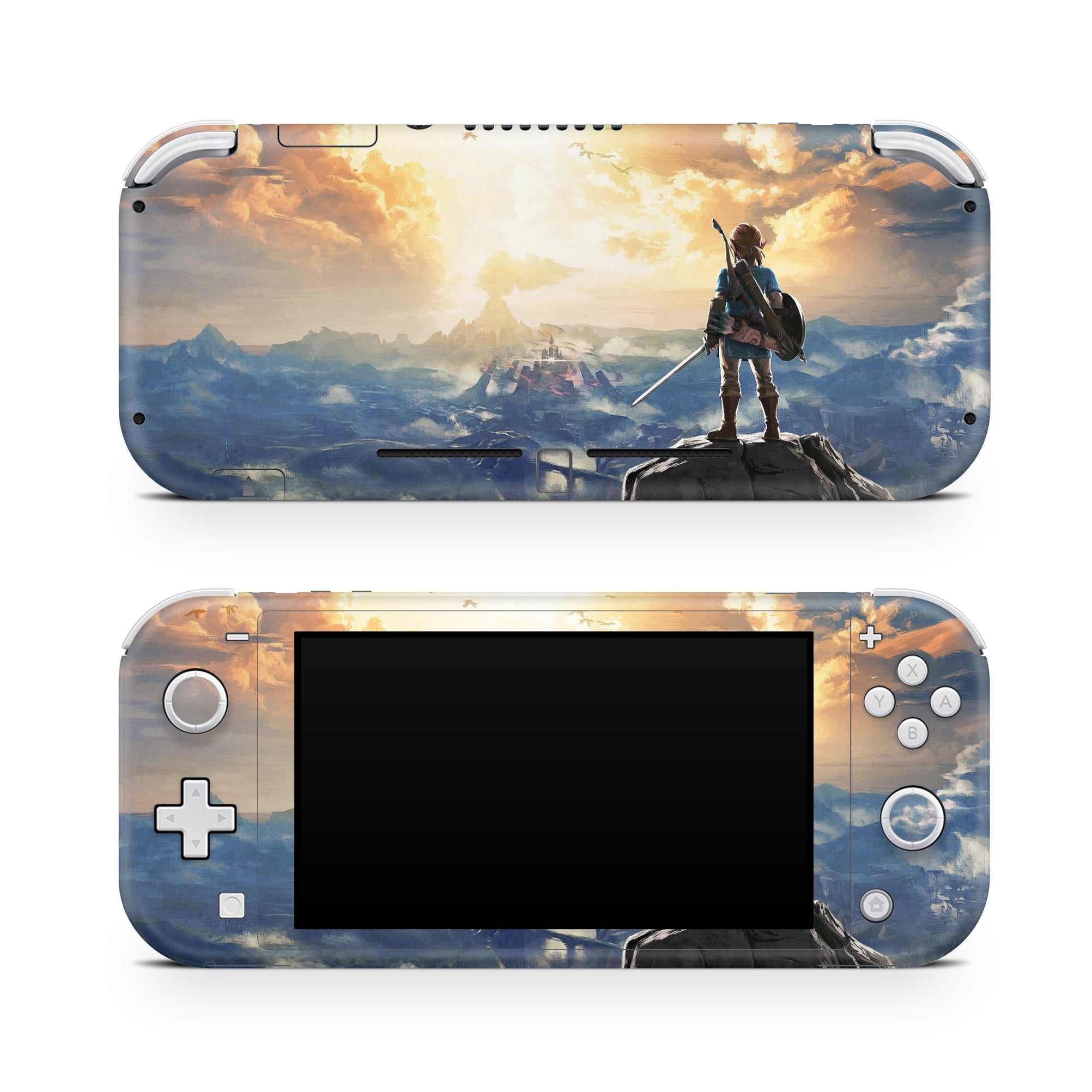 A video game skin featuring a Guardian of the Realm 2 design for the Nintendo Switch Lite.