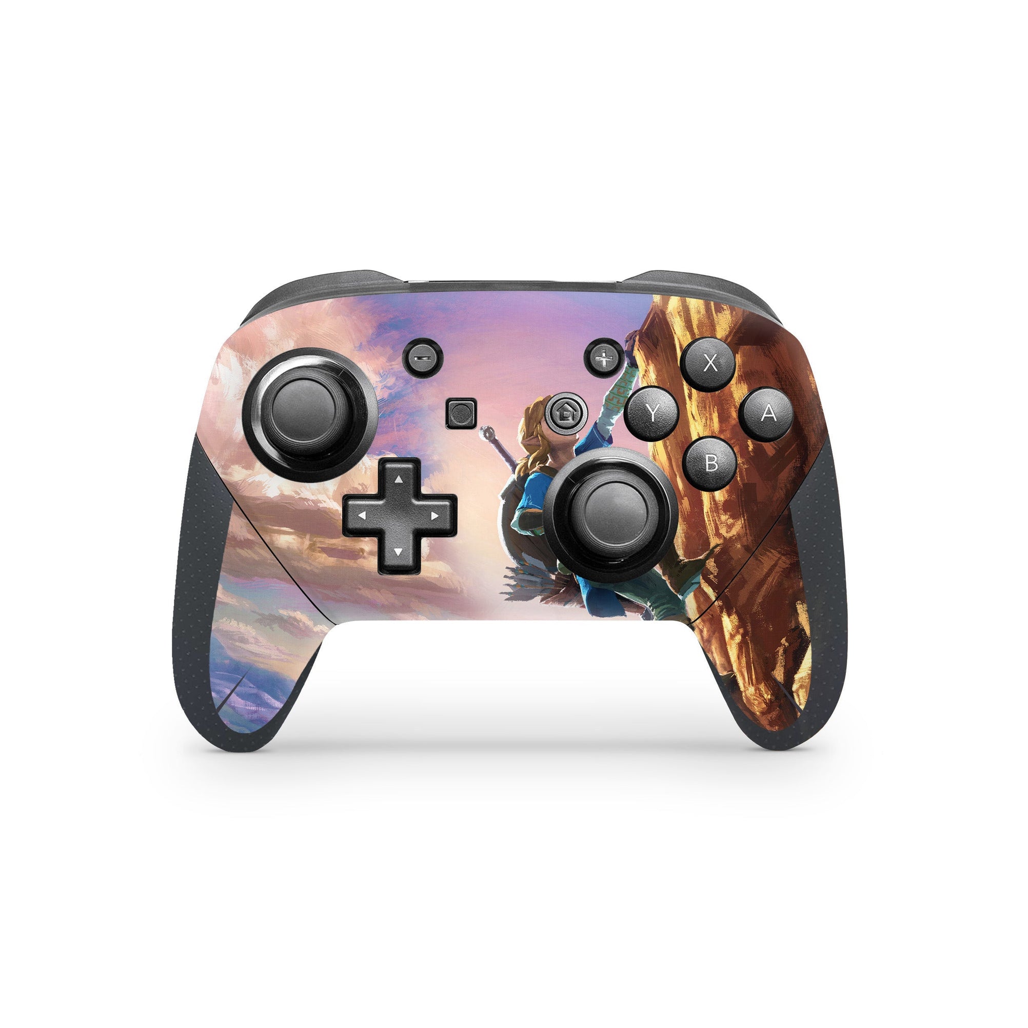 A video game skin featuring a Guardian of the Realm 5 design for the Nintendo Switch Pro Controller.