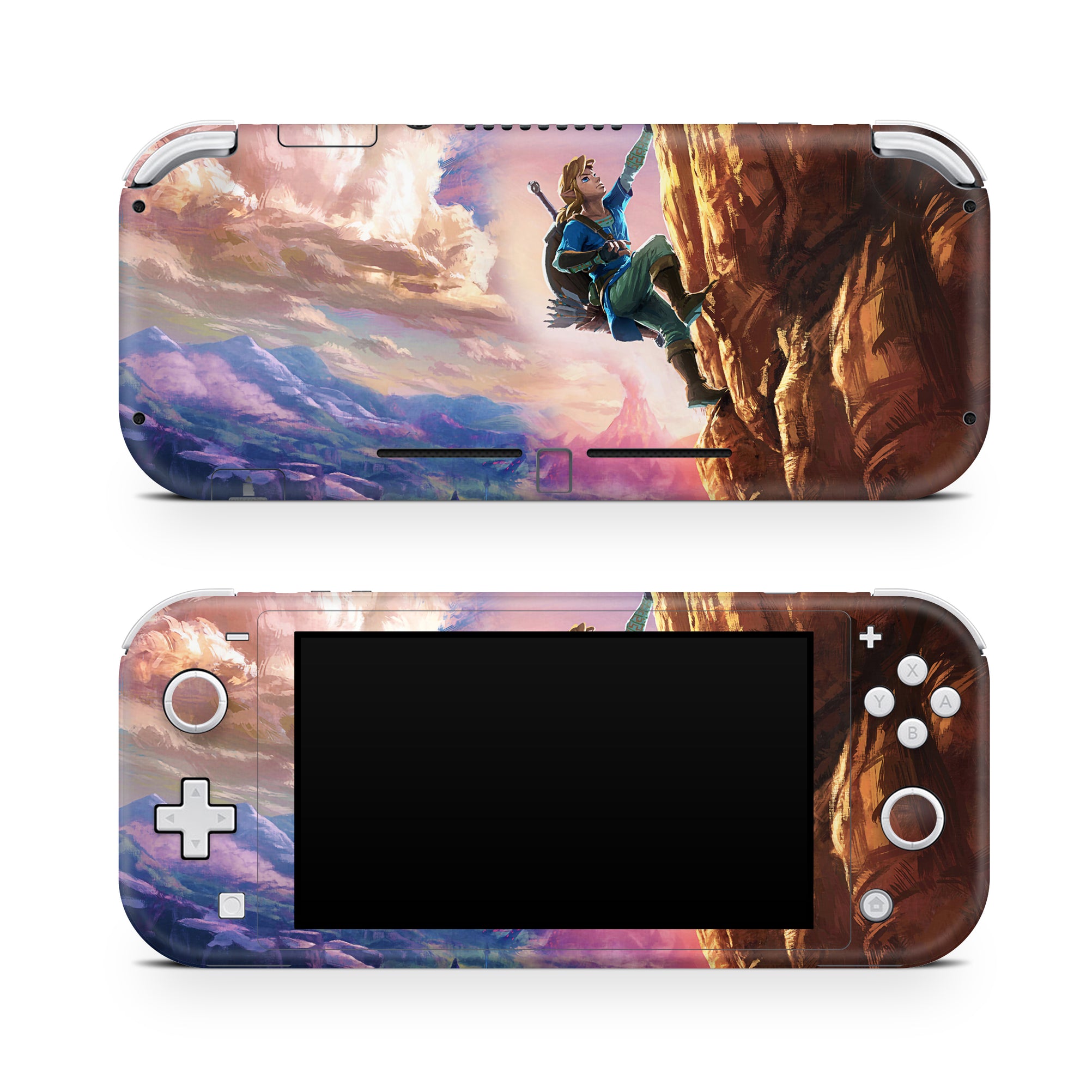 A video game skin featuring a Guardian of the Realm 5 design for the Nintendo Switch Lite.