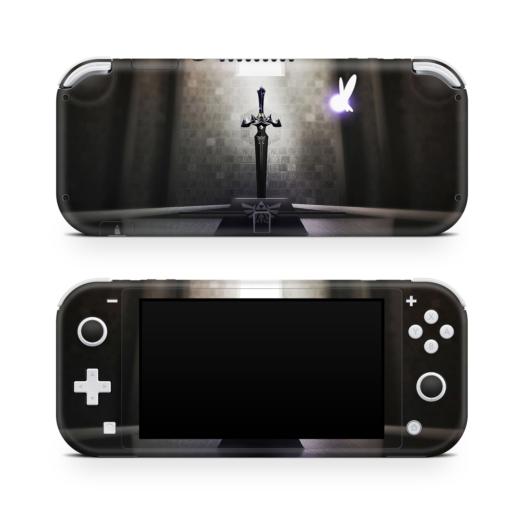 A video game skin featuring a Guardian of the Realm 6 design for the Nintendo Switch Lite.