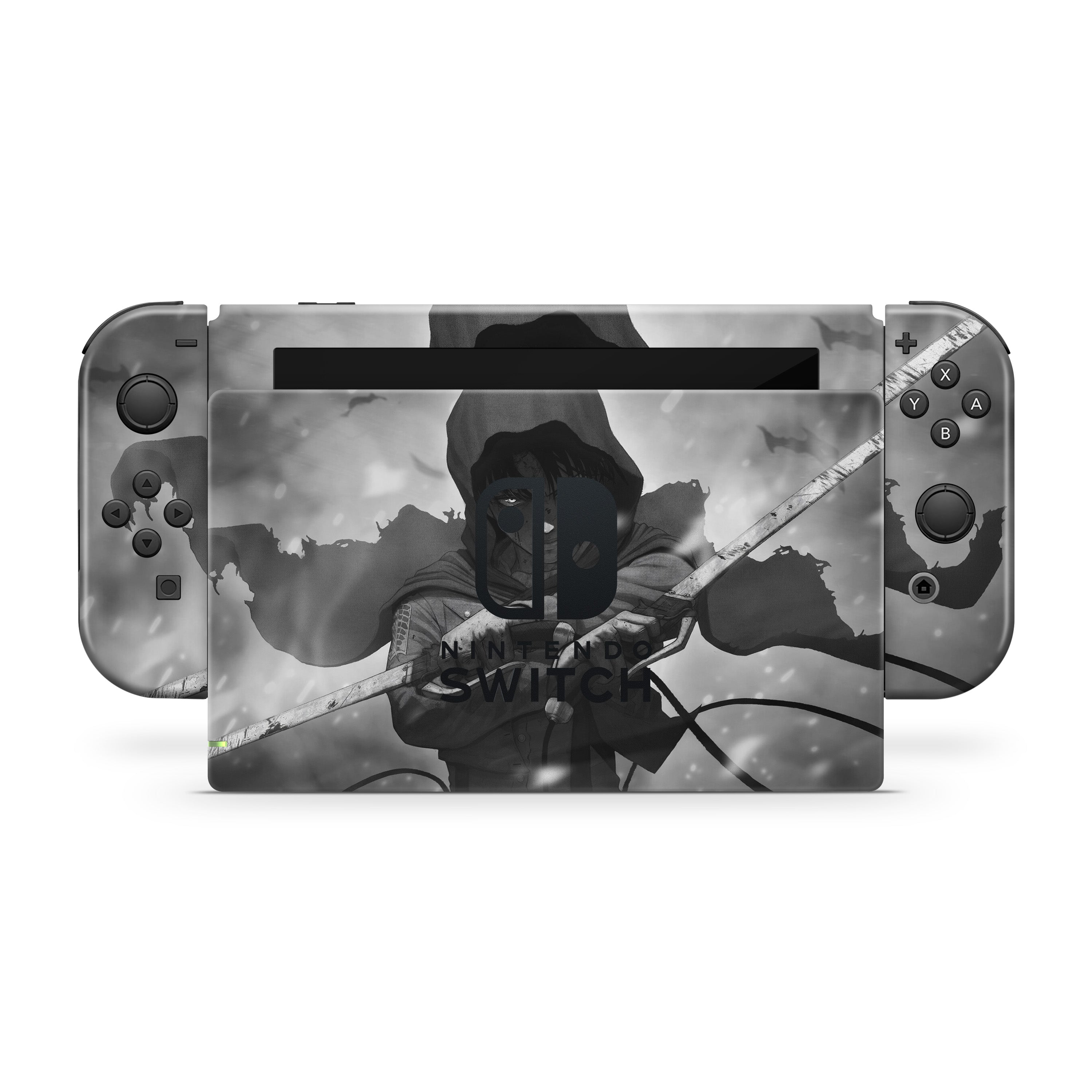 Attack On Titan Levi Ackerman Nintendo Swtich Pro Controller Skins (v2