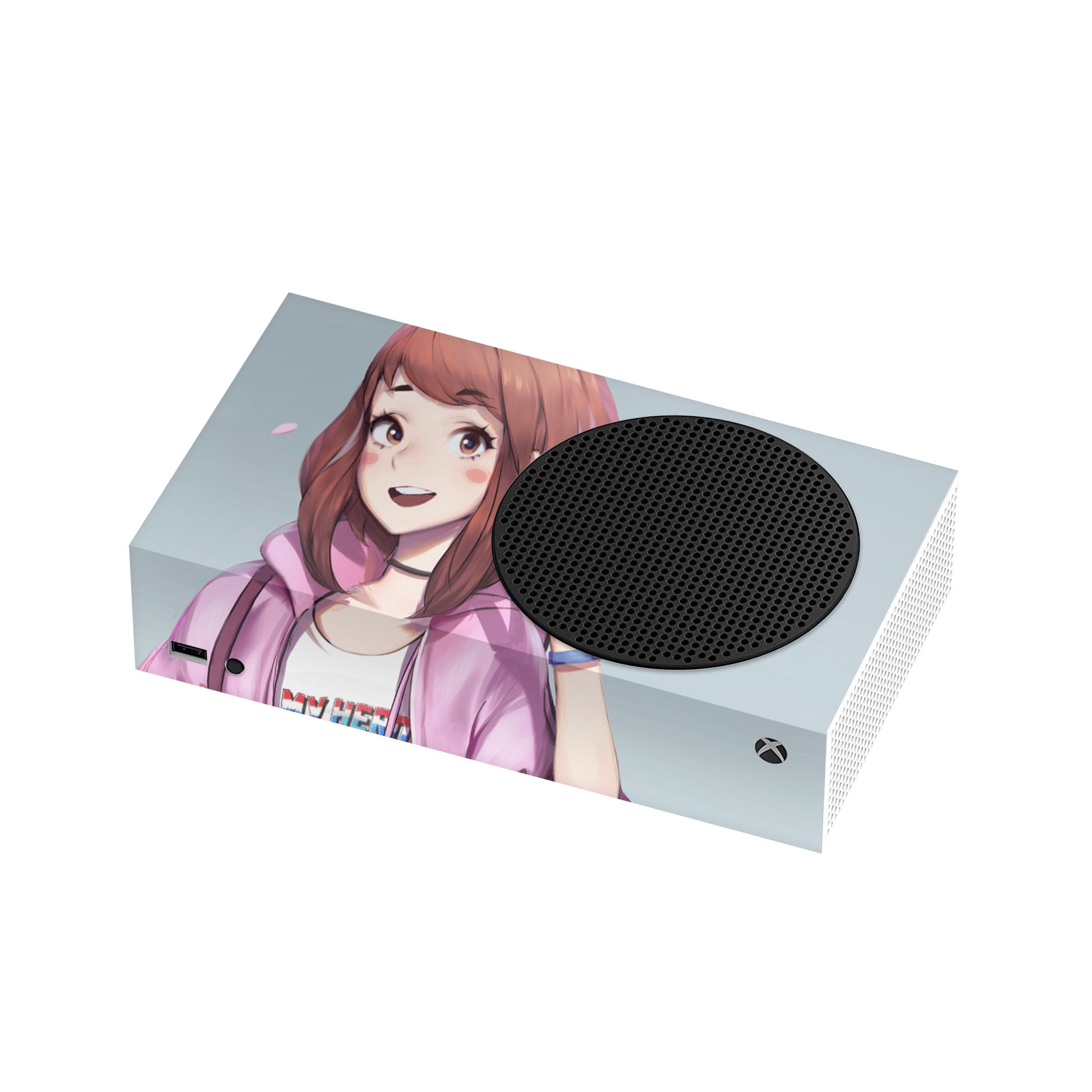 Customize Your Xbox Series X with My Hero Academia Ochaco Uraraka Skin!  (Version 2)