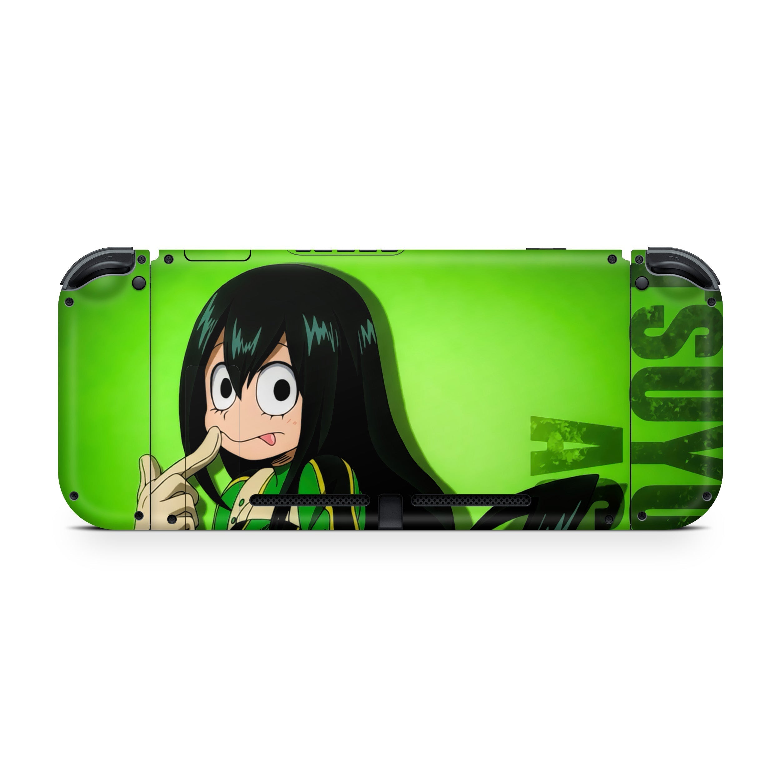 Customize Your Nintendo Switch with My Hero Academia Tsuyu Asui Skin!  (Version 2)