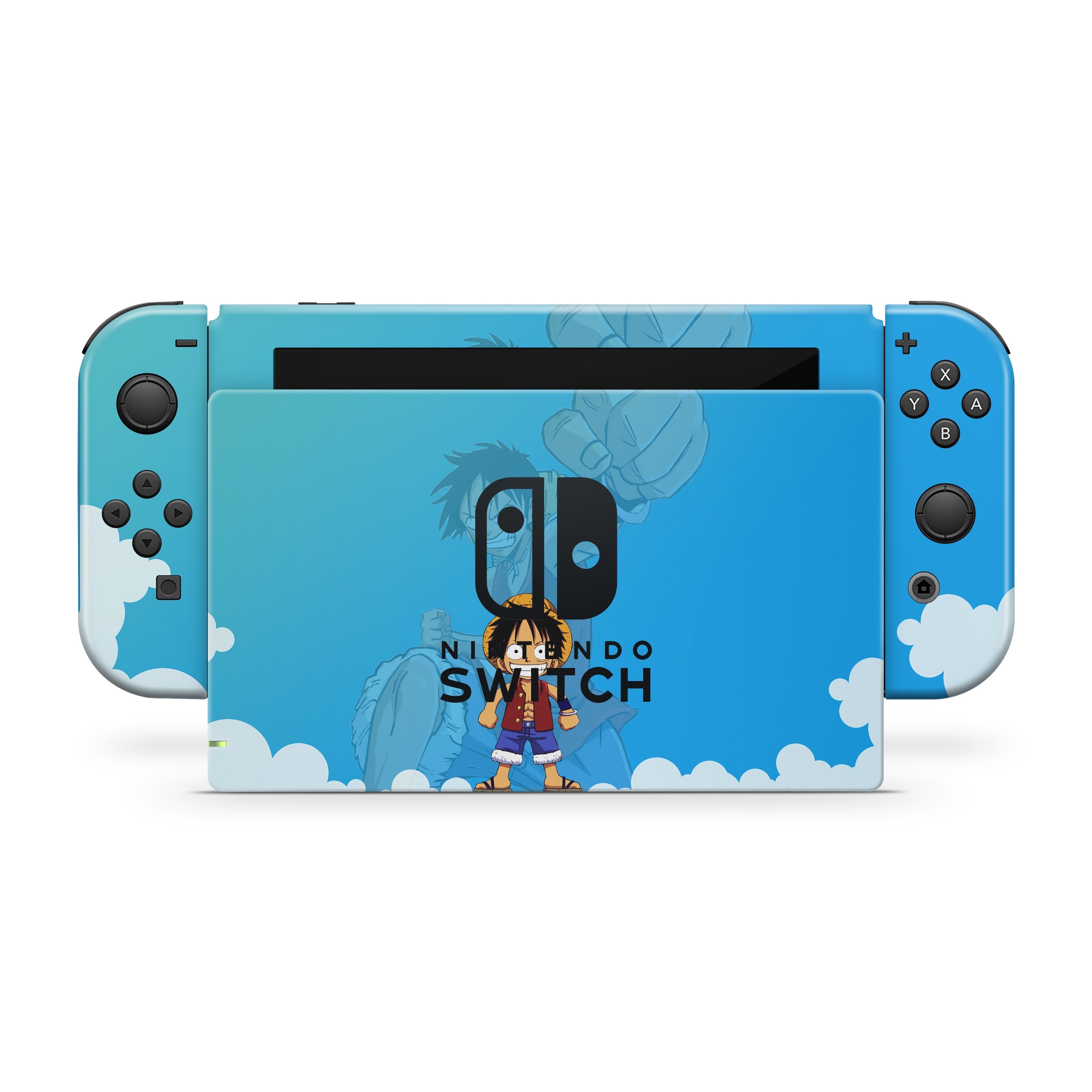 Customize Your Nintendo Switch with One Piece Monkey D Luffy Skin! (Version  9)